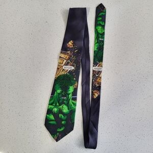 Vintage Marvel Hulk Tie 1993 100% Silk